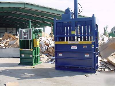 Cramalot vertical baler bailer cardboard scrap recycle