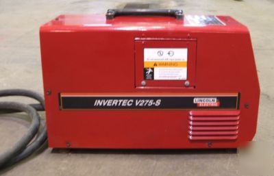 Lincoln electric invertec welder V275-s dc tig welding