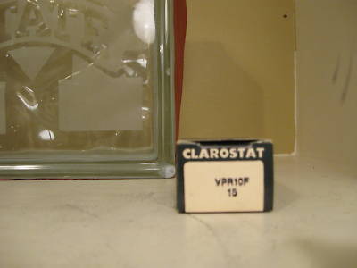 New clarostat # VPR10F - 15 ohm 10 watt resistor 