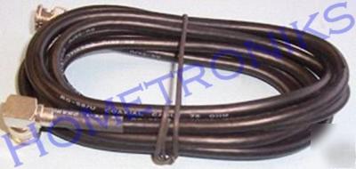 Right angled bnc to bnc lead RG59/u 75 ohm - 3 metres