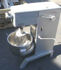 Univex 20 quart dough mixer bakery stainless bowl whip