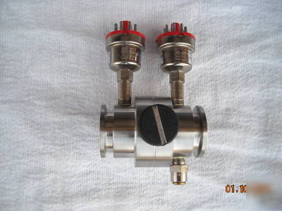 Vacuum valve with teledyne hastings vacuum guage tubes