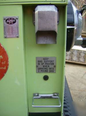 Antique art deco store/instit. hobart coffee grinder 