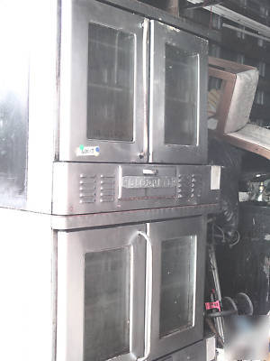 Blodgett stainless steel double convection oven.