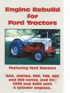 Ford naa jubilee 600 700 800 900 2K tractor rebuild dvd