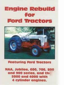 Ford naa jubilee 600 700 800 900 2K tractor rebuild dvd