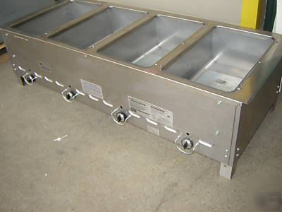 New brand duke 4 well c/top,d/i lp propane buffet table