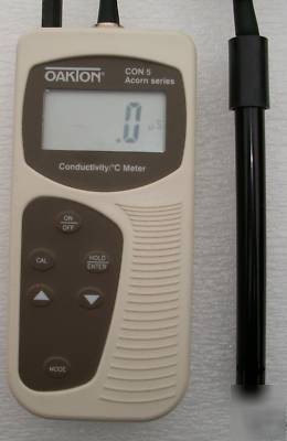 Oakton acorn CON5 conductivity meter model con 5 
