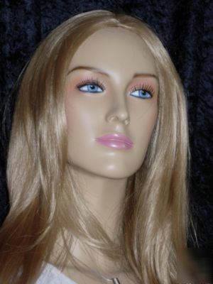 Sexy long blonde wig for display retail mannequin dummy