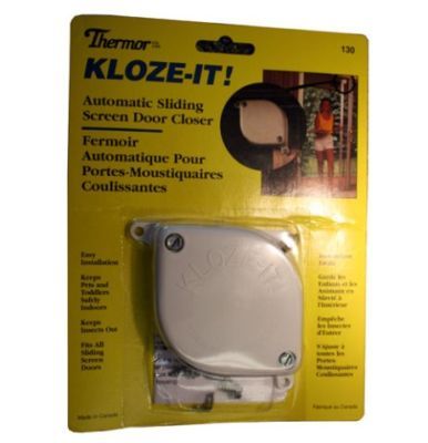 Thermor kloze-it automatic sliding screen door closer 