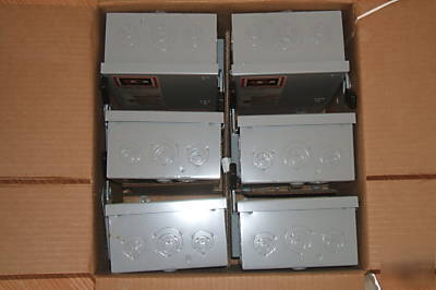  6 cutler-hammer gen dty sfty switches, DG321NGB, 