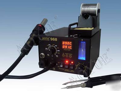 Aoyue 968 smd hot air 3IN1 repairing & rework station 