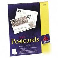 Avery dennison laser post cards - 5389