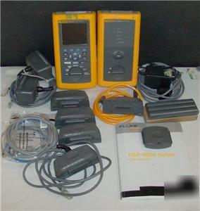 Fluke digital cable analyzer dsp-4000 + extras