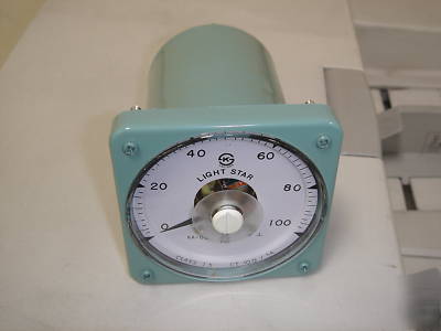 Light star panel meter 08 type class 1.5 range 100/5