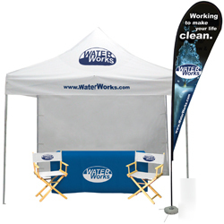 Trade show outdoor / indoor complete package display