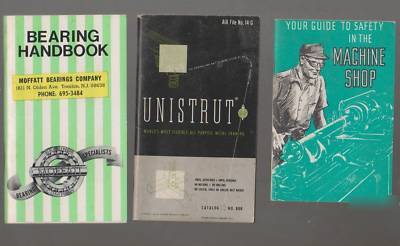 Vintage 1960 machine shop metals handbooks 8 lot