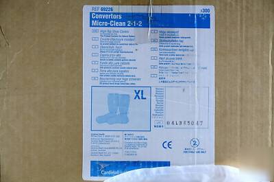 *300/case* cardinal health micro-clean xl shoe covers