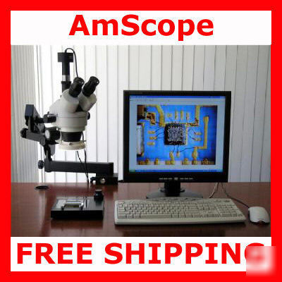 5.0MP microscope color digital camera w calibrating kit