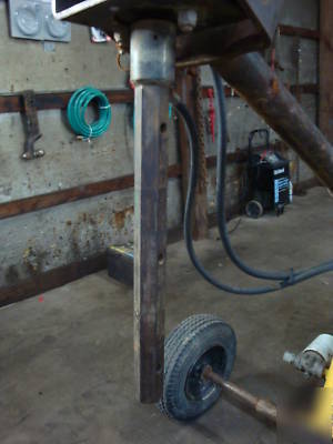 Compac post hole digger towable fence post honda