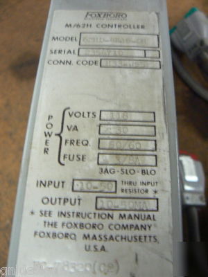 Foxboro 62HD-4EJ6-0H single loop panel controller m/62H