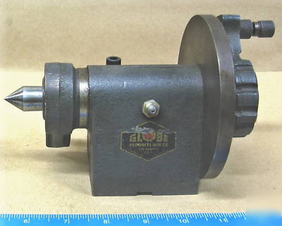 Globe indexing centers no 2 morse taper indexer head