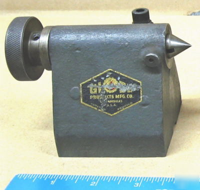 Globe indexing centers no 2 morse taper indexer head