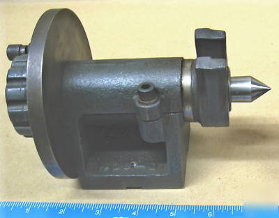 Globe indexing centers no 2 morse taper indexer head