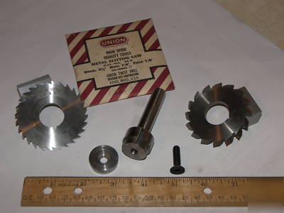 New .875 arbor & 2X milling cutters brand usa