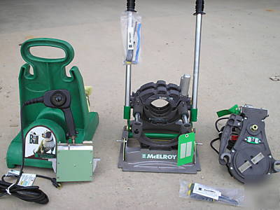 New mcelroy no.14 pipe fusion machine welder hdpe pe