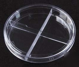 Parter medical petri dishes, segmented, sterile 3502