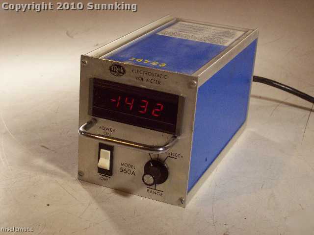 Trek electrostatic voltmeter model 560A 560A/1