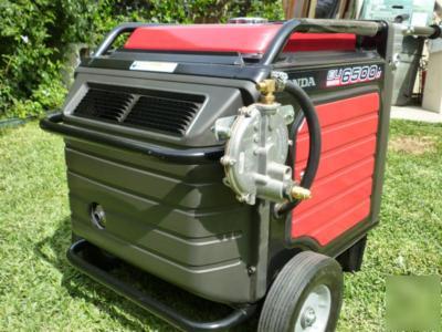 New honda EU6500IS generator tri-fuel , eu-6500IS 