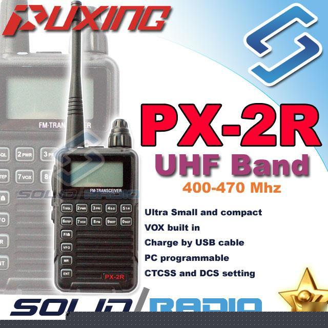 Puxing px-2R uhf 400-470 mhz ultra small handheld radio