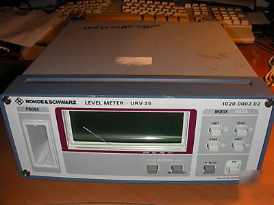 Rohde & schwarz level meter urv 35 1020.0002.02 