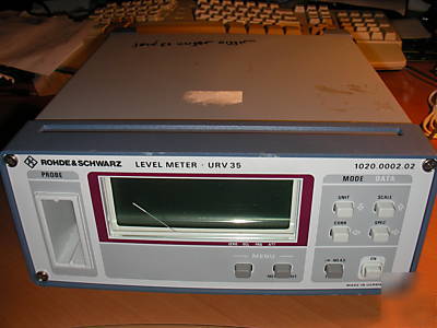 Rohde & schwarz level meter urv 35 1020.0002.02 