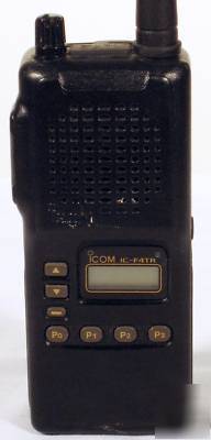 Icom ic-F4TR uhf 250 ch trunking radio w/rapid charger