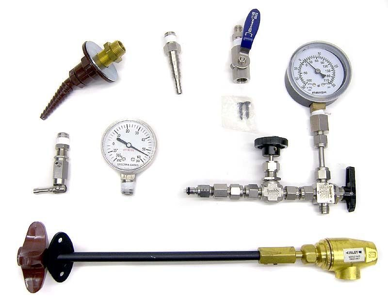 Lot 7 swagelok valve gauge ss-42XS4/IRS4 ball needle