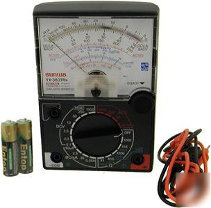 New sunwa 19-range analog multimeter vom microamp meter 