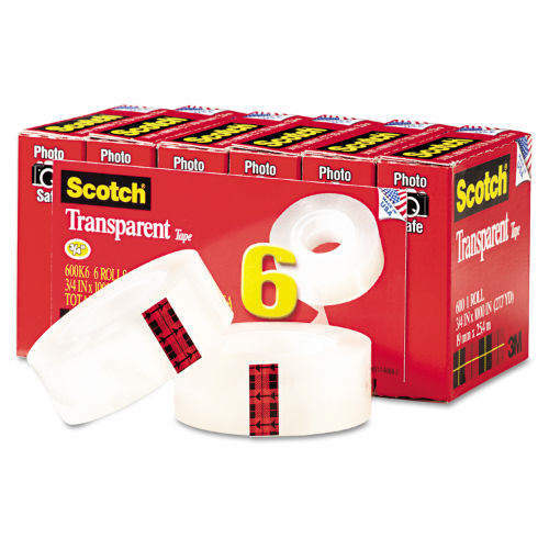 3M scotch transparent tape 3/4