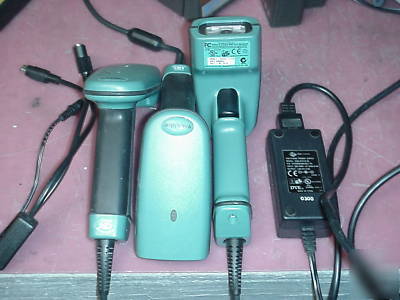3X welch allyn 4410HD-121CK barcode scanners parts/ rep