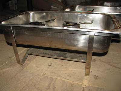 Chafers with pans lot of 3