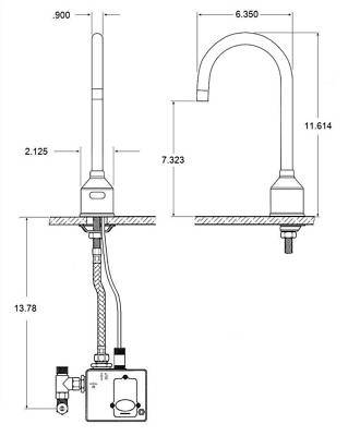 Faucet - AF560ACDC automatic faucet