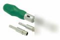 Greenlee coax connector insertion tool with f-style 