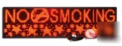 Multi-line ultra red led programmable sign- 12.5