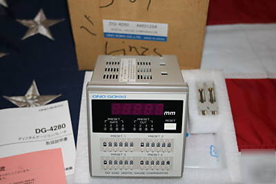 New ono sokki digital gauge comparator dg-4280 bnib