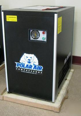 Refrigerated air dryer for air compressors up to 91 cfm