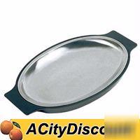 1DZ update s/s sizzling fajita 11-5/8 x 8 platter