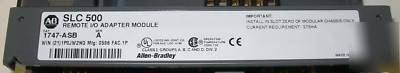 Allen bradley SLC500 remote i/o adapter module 1747-asb