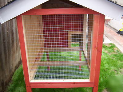 Beautiful hand made custom prof rabbit hutch / barn~wow